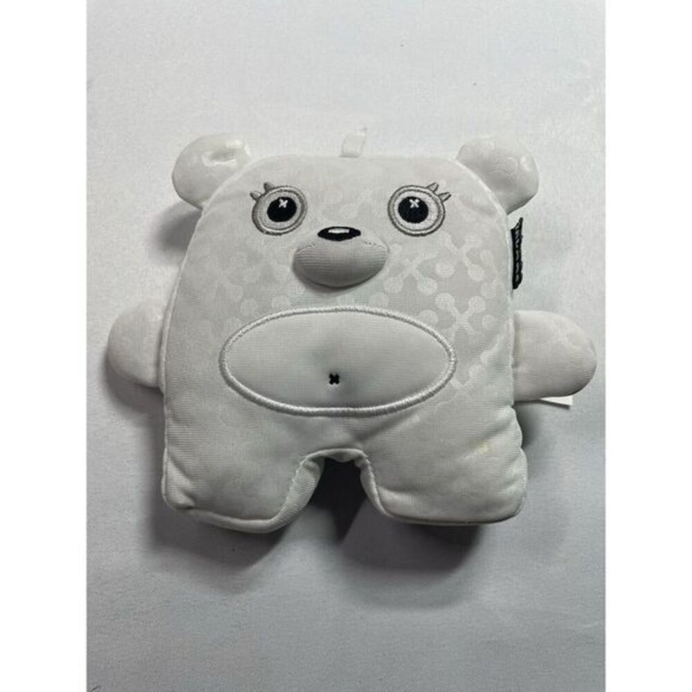 Inkoos Plush Dog + Orange Marker ~ Draw Wash Redo, Machine Washable, White Puppy
